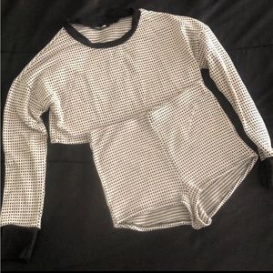 Fashion Nova Patterned Two-Piece Pajama Set